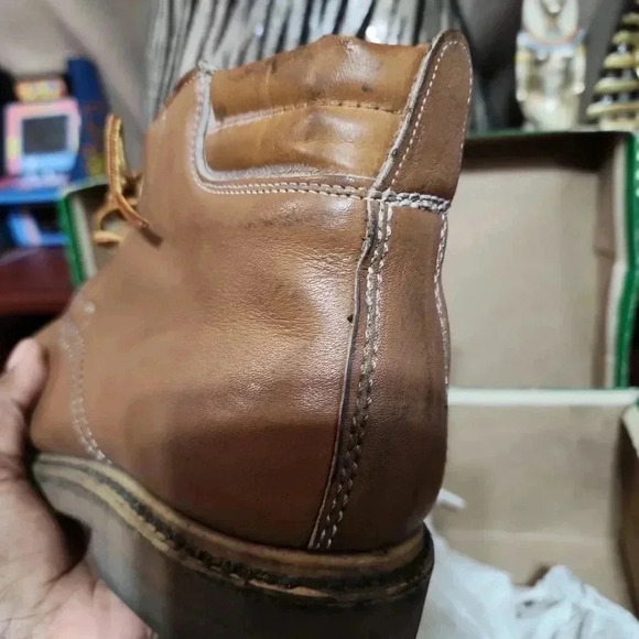 Hy-test Vintage Mens Steel toe leather boots - Picture 3 of 11